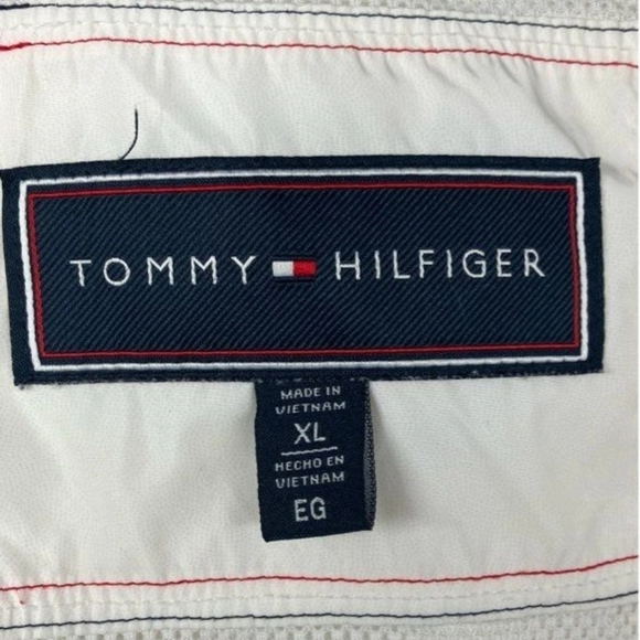 TOMMY HILFIGURE CLASSIC LIGHTWEIGHT PEPLUM STYLE FULL ZIP JACKET WINDBREAKER XL - Picture 7 of 14